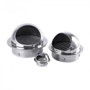 Quality Stainless Steel Round Kitchen Wall Exhaust Waterproof Ventilation Mushroom Pipe Air Vent Cap Cover for sale