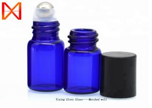Quality Cobalt Blue  Essential Oil Glass Bottle , Empty Roller Bottles For Essential Oils for sale