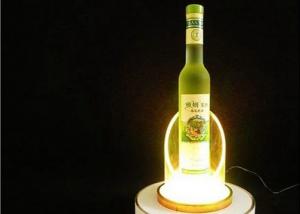 China 23CM Bottle Glorifier Display Led Light Display Base Silk Printing on sale