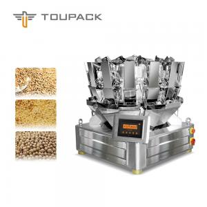 Quality Compact PLC/MCU 10 Head Multihead Weigher Cereal,cereal and corn flex Pasta,Candy,Seed,Nut,Biscuit Packing Machine for sale