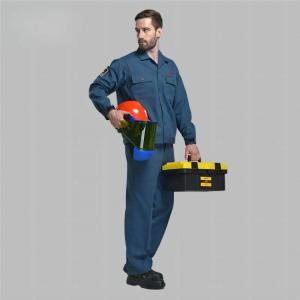 Quality Electrical Engineer Safety Work Uniforms Fireproof Work Clothing For Arc Flash Protection for sale