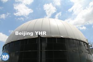 Quality 6.0 Mohs Hardness Anaerobic Digestion Tank With Dual Membrane Gas Holder for sale