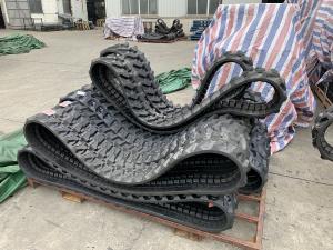 Quality Guideway Excavator Rubber Tracks Agricultural Machinery Rubber Crawler Block for sale