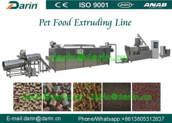 Buy Automatic Pet Food Extruder Machine / jam Center Pet Feed Pellet Extruder Equipment at wholesale prices