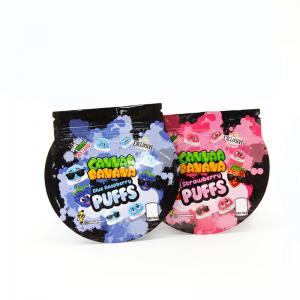 China Special Shape Weed Smell Proof Bags Gummy Sweets Child Resistant Zipper on sale