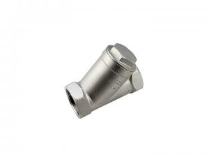 Quality PTFE Seat Stainless Steel Spring Check Valve 304SS Spring BSP End 316SS Angle Seated for sale