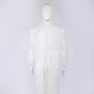 Quality Disposable color isolation suit pp elastic cuffs  work clothes for construct Isolation medical disposable coveralls for sale