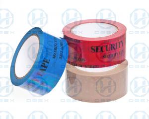 Quality Custom Logo Printed Self Adhesive Tamper Evident Tape Void Open Security PET Tape for sale