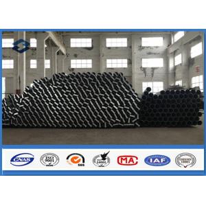 Buy cheap 30FT 35FT Hot Dip Galvanized Steel Pole in 500kgs Design Load 69KV Power from wholesalers