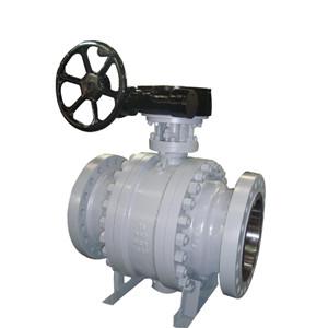 Quality 3 Pieces Trunnion Mounted Ball Valve, API 6D, Fire Safe for sale