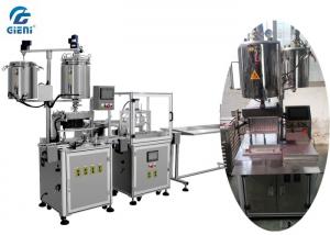 Quality Stainless Steel Mascara Filling Machine , Semi - Auto Mascara Tube Filler for sale