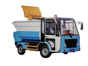 Quality Four Wheeler Electric Garbage Truck / Large Capacity Electric Waste Trucks for sale