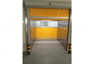Quality Cargo Air Shower Tunnel Stainless Steel Cabinet Rapid Rolling Automatic Door for sale