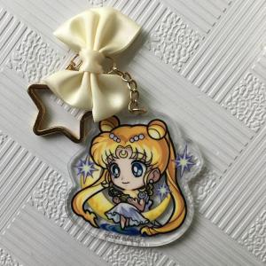 Buy cheap Eco Friendly Anime Acrylic Keychain Promotional Plastic Keyrings UV Offset from wholesalers