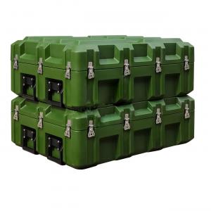 Quality Heavy Duty Plastic Green Military Hard Case Roto Molded for sale