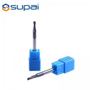Quality HRC55 4 Flute Carbide Ball Nose End Mill Manufacturer In China for CNC Milling for sale