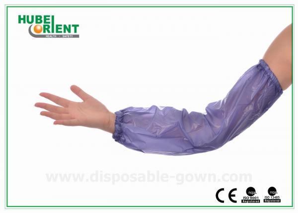 Buy Eco friendly disposable plastic arm sleeves Working Kitchen PE Safety at wholesale prices