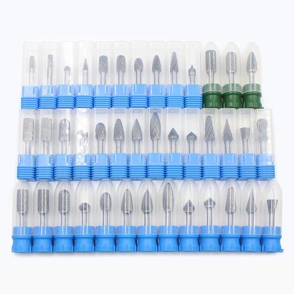 Long Shank 10 Pieces of Tungsten Carbide Burr 1/4 Inch Tool Long Drill Bit for Metal Grinding Carbide Burr Manufacturer