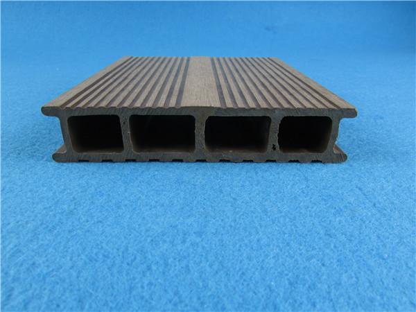 Buy 2900mm Wood Plastic Composite WPC Decking With Square Hollow ISO SGS at wholesale prices