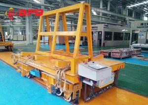 Quality Stable Start Battery Transfer Cart On Rails DC Motor Flatbed 18 Months Warranty for sale