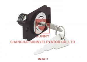 Quality Elevator door key locks / Push Button Reset Switch Electrical Lift Components for sale