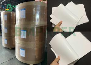 Quality A1 157gsm 200gsm White Color Glossy Coated Printing Paper For Company Catalog for sale