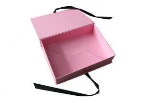Quality Decorative Cardboard Clothing Gift Boxes / Magnet Garment Packaging Boxes for sale