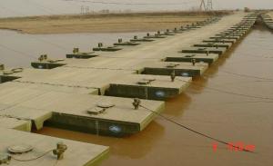 Quality Reusable Floating Pontoon Bridge / Army Pontoon Bridge With Heavy Loading Capacity for sale
