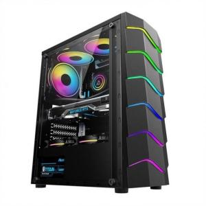 China ARTSHOW Luminous Computer Case, Wave LED Strip Front Panel, ARGB Light Effect,Support Water-cooled Radiator on sale