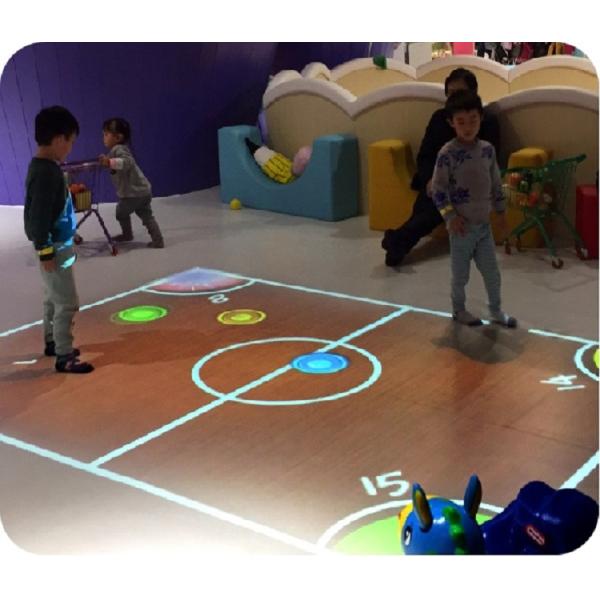 AR Interactive Game Interactive Floor Projection 1.85X2.5M 21pcs Cartoon Games