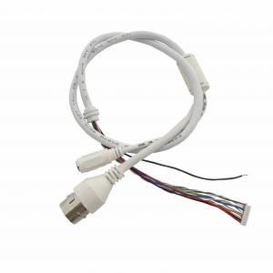 China MX1.25 10 Pin IP Camera Cable RJ45 Chassis DC*5.5*2.1 IP Camera Tail Cable 011 on sale