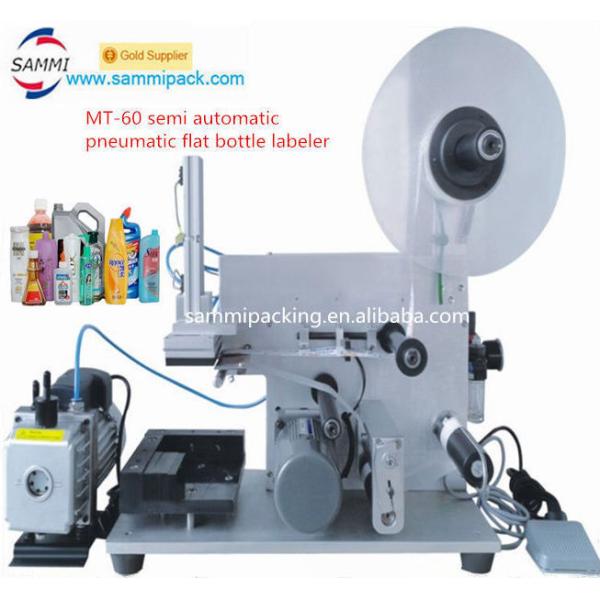 Semi-automatic Flat Surface Labeler, Plane Labeling Machine with Date Coding Machine