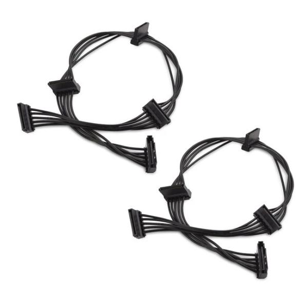 PWM Fan Splitter Adapter Cable Sleeved Braided Y Splitter Computer PC 4 Pin Fan Extension Power Cable1 to 9 Converter