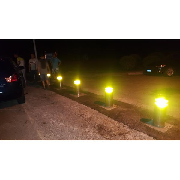 Security Road Blocker Hydraulic Automatic Security Bollards AC220V 50Hz