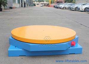 Quality Small Pallet Low High Profile Stretch Wrap Turntable Stretch Wrapper Machine 48 Inch Round Rotable for sale