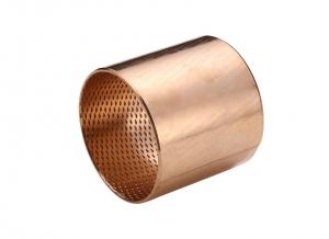 China INW-090 Bronze Wrapped Bearing with Oil Pockets CuSn8 ISO3547 Standard on sale