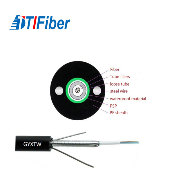 G652D Fiber Optic Network Cable Singlemode Central Loose Tube Armored GYXTW