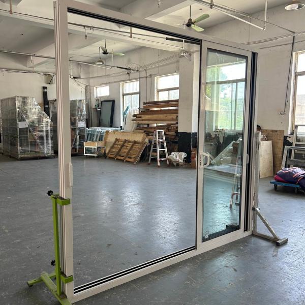 Buy Security System Function Alumimum Sliding Glass Door With Custom Design And Function Options at wholesale prices