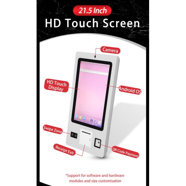 24" 32" Self-Service Order Kiosk with SDK Function Touch Screen Kiosk Machine for McDonald's/KFC/Restaurant Self-Payment
