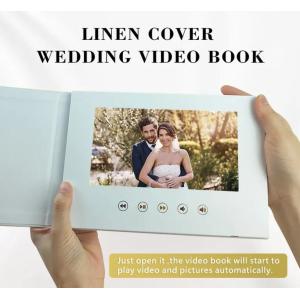 Buy cheap 7Inch IPS screen Linen-Bound Digital Video Book Album Wedding Memories Motion from wholesalers