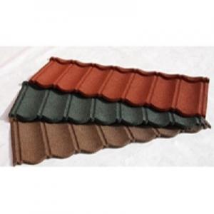 Quality 0.4mm Corrugated Steel Sheets Zinc Steel Galvalume Stone Coated Roofing Tile for sale