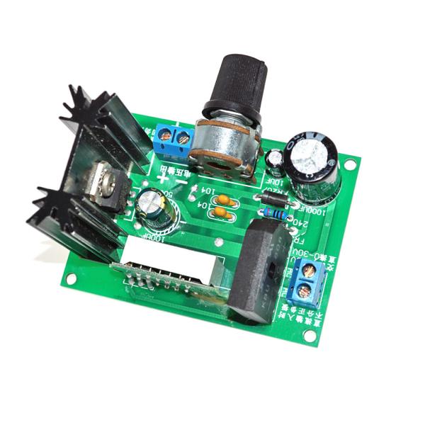 Buy LM317 Sensors For Arduino Power Voltage Regulator Step down Power Module + LED Voltmeter at wholesale prices