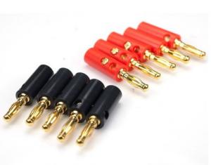Quality 4mm Gold plated Banana Plugs Connector for sale