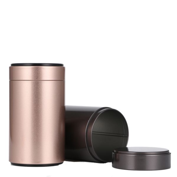 Anticorrosive Tin Can For Tea Packaging , Multifunctional Cylindrical Tin Container