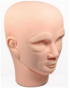 Quality 3D Mannequin Head with Inserts Eyes and lip practice skin with removal eyes and lip for sale