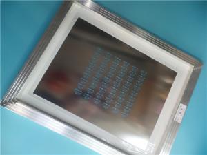 Quality Laser Cut PCB SMT Stencil 0.15mm Stainless Steel Foil with aluminum frame for sale