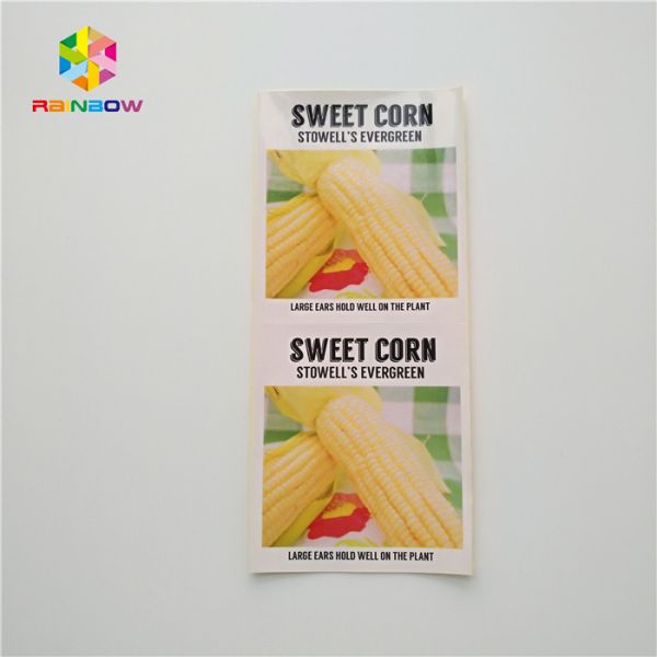 Adhesive Shrink Sleeve Printing Custom Reflection Rainbow Holographic Stickers Label