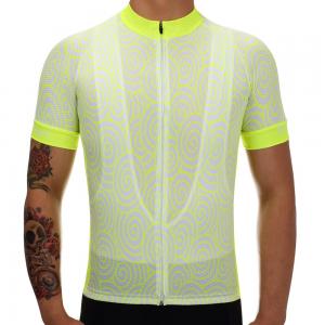 China Riding Custom Cycling Suits Fluorescent Polyester Bike Cycling Accessories Anti Sweat Sports T Shirt on sale