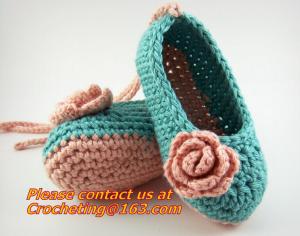 Quality Baby Booties, Socks Knitted, Newborn Loafers Shoes Plain Infant Slippers Footwear, knitwea for sale