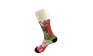 Quality Knitted Sporty Digital Print Socks , Antibacterial Fabrics Custom Photo Print Socks for sale